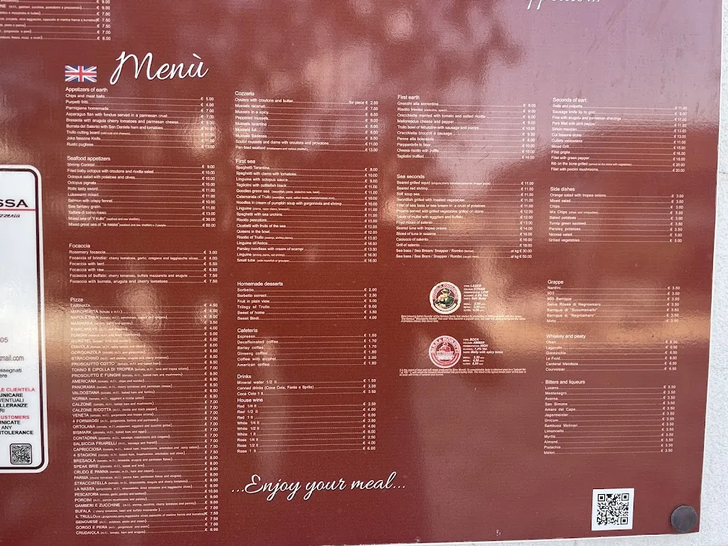 Menu_Pizzeria La Nassa_Brindisi_image_1