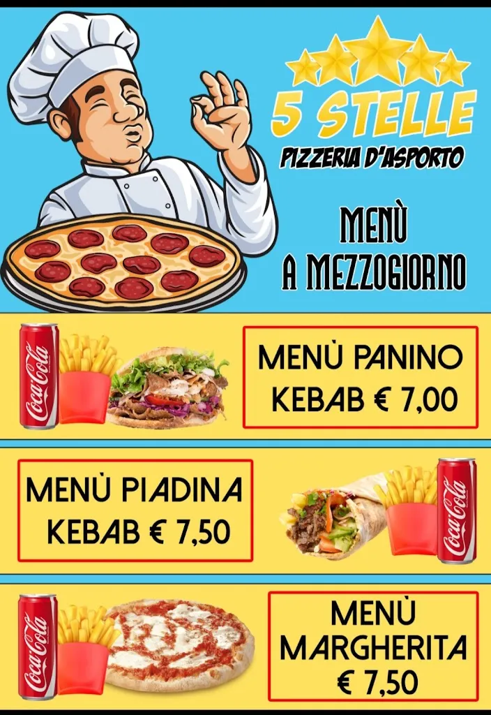 Menu_Pizzeria 5 stelle_Romano di Lombardia_image_3