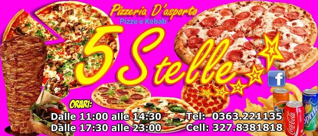 Menu_Pizzeria 5 stelle_Romano di Lombardia_image_4