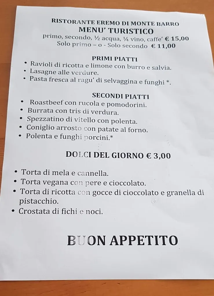Menu_Eremo Monte Barro_Sala al Barro_image_1