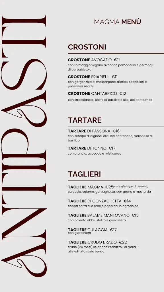 Menu_Magma_San Benedetto Po_image_1