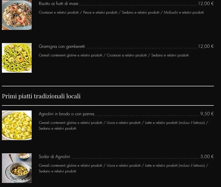 Menu_Ristorante La Baracca_San Benedetto Po_immagine_2