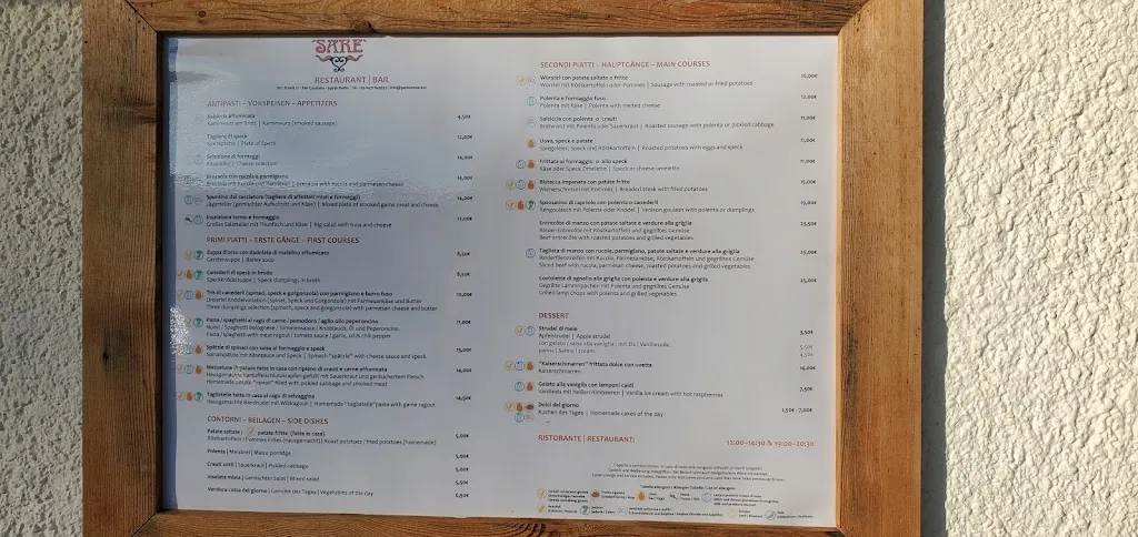 Menu_Restaurant Bar Konditorei Sarè_San Cassiano_image_3
