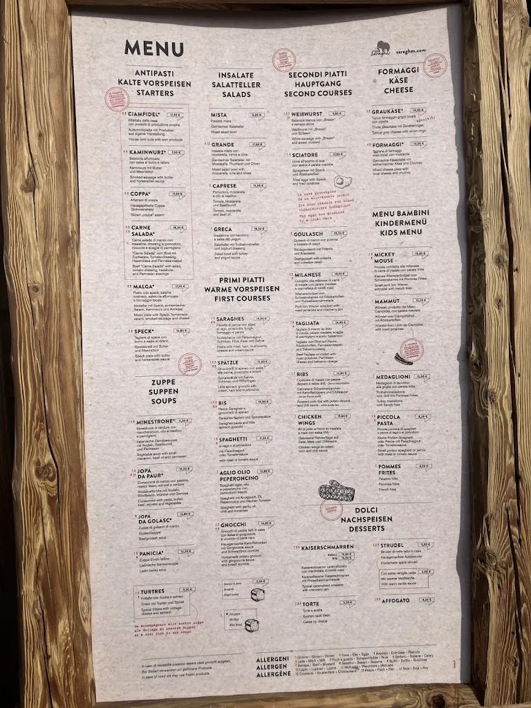 Menu_Rifugio Malga Saraghes_San Cassiano_image_1