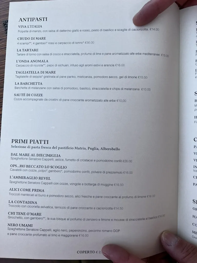 Menu_Ristorante Diecimiglia Hosteria Contemporanea a Brindisi_Brindisi_image_3