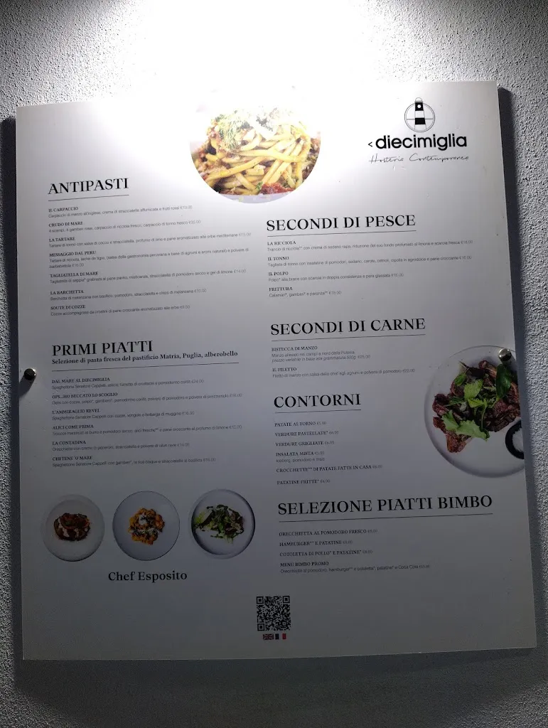 Menu_Ristorante Diecimiglia Hosteria Contemporanea a Brindisi_Brindisi_image_4