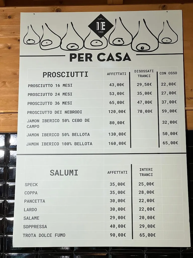 Menu_Prosciutteria IE San Daniele_San Daniele Po_image_1