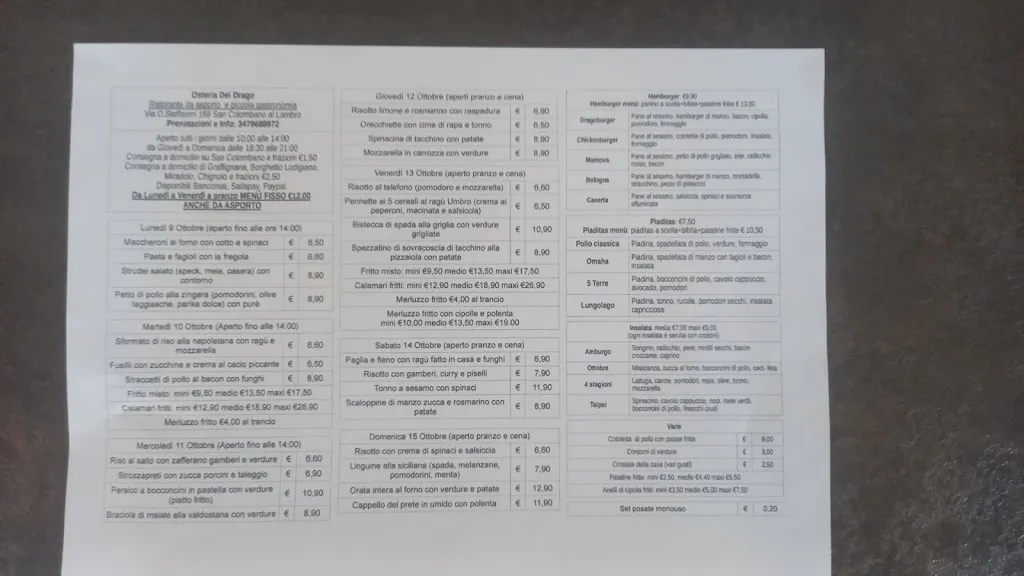 Menu_Osteria Del Drago Maznantin Sas_San Colombano al Lambro_image_2