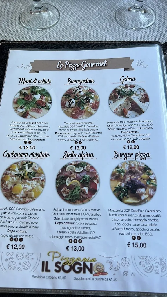 Menu_RISTORANTE/PIZZERIA IL SOGNO_San Fermo della Battaglia_image_2