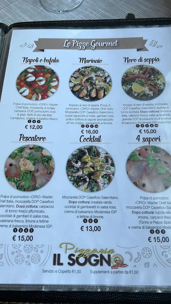 Menu_RISTORANTE/PIZZERIA IL SOGNO_San Fermo della Battaglia_image_4