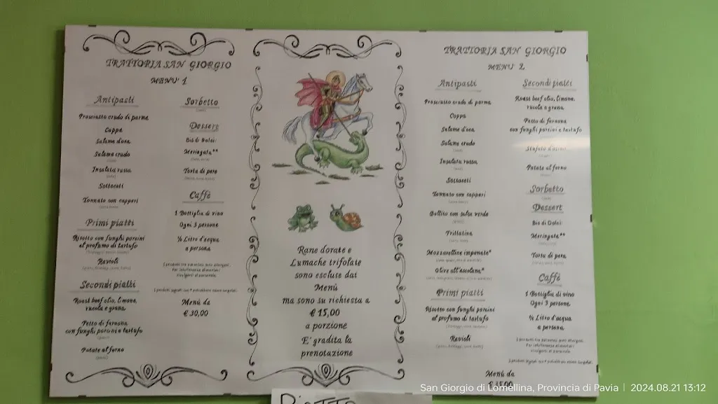 Menu_Trattoria San Giorgio_San Giorgio di Lomellina_image_2