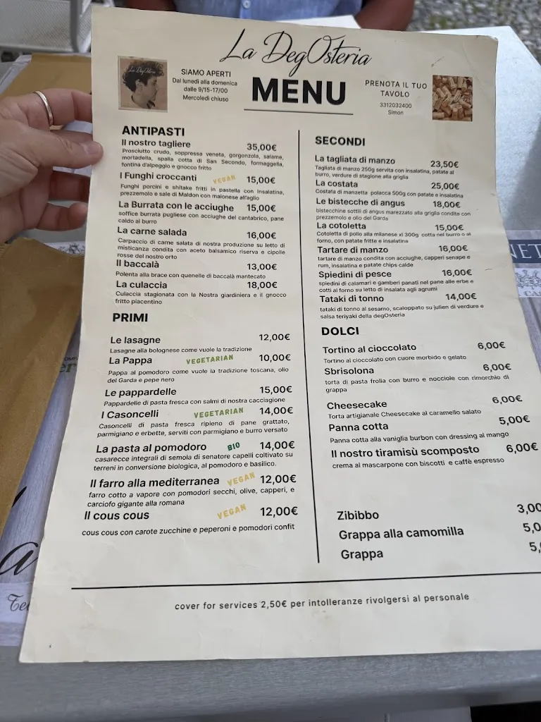 Menu_La Deg Osteria_San Felice del Benaco_image_1