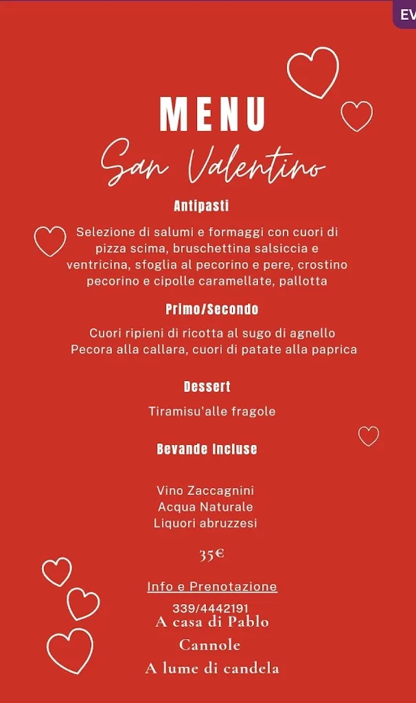 Menu_A casa di Pablo_Cannole_image_2