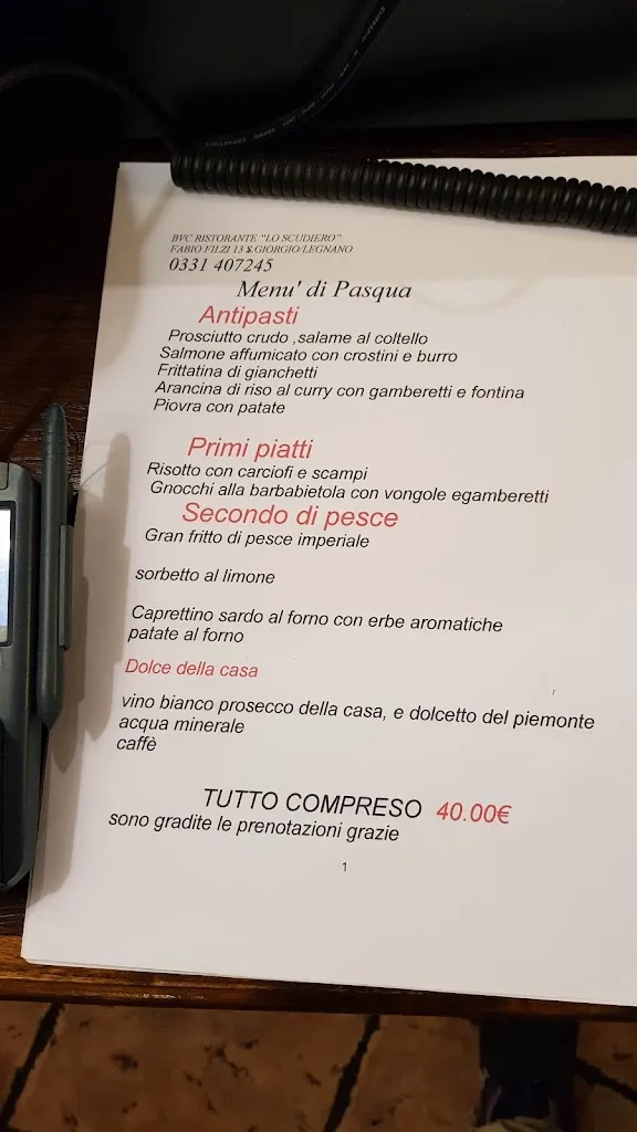 Menu_Lo Scudiero Ristorante Pizzeria_San Giorgio Su Legnano_image_4