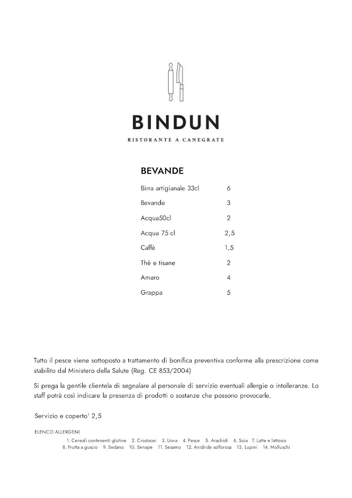 Menu_Ristorante BINDUN_San Giorgio Su Legnano_immagine_3