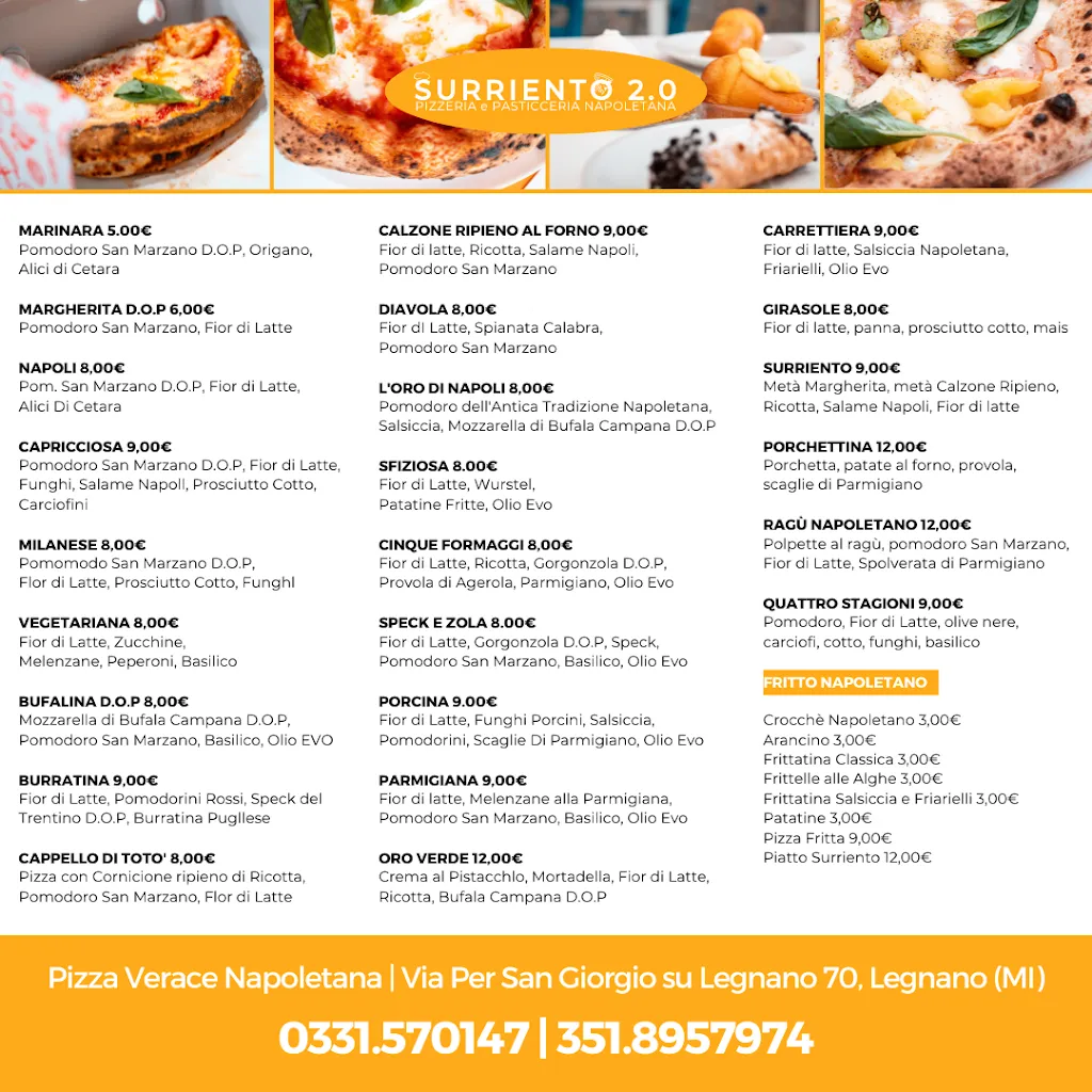 Menu_Surriento 2.0 Pizzeria e Pasticceria_San Giorgio Su Legnano_image_1