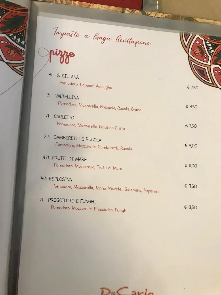 Menu_Pizzeria Da Carlo Sas_San Nazzaro Val Cavargna_image_1