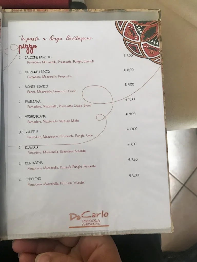 Menu_Pizzeria Da Carlo Sas_San Nazzaro Val Cavargna_image_3