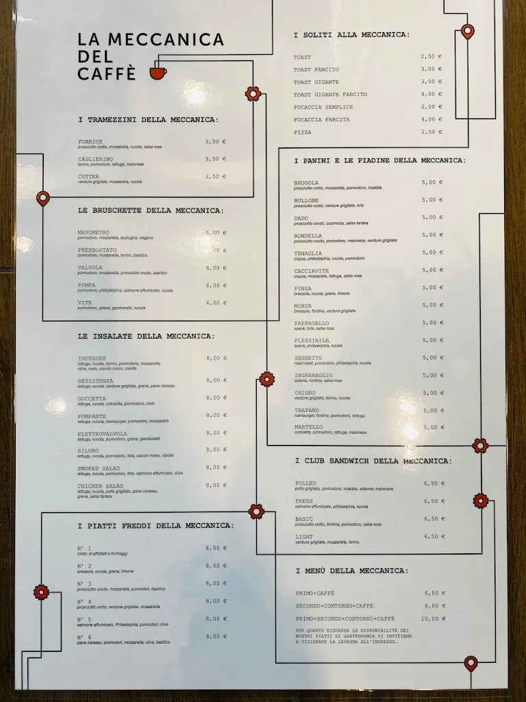 Menu_La Meccanica del Caffe'_San Martino Siccomario_image_1