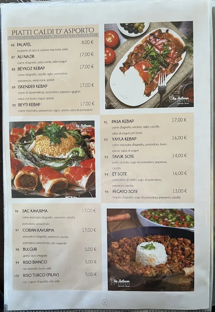 Menu_By Salman Ristorante Turco - Kebab_San Martino Siccomario_image_4