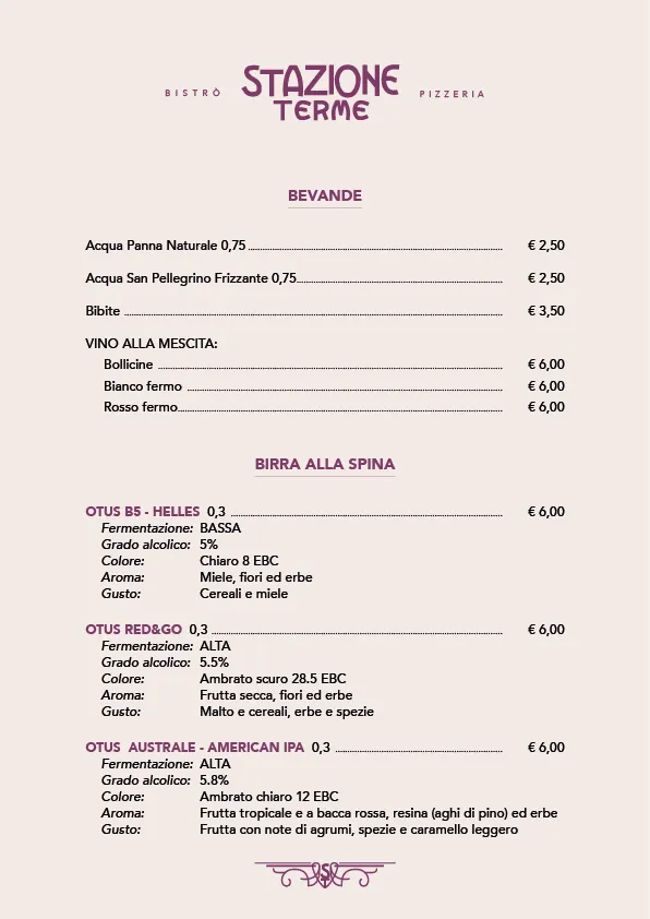 Menu_Stazione Terme Bar Ristorante & Pizzeria_San Pellegrino Terme_image_1