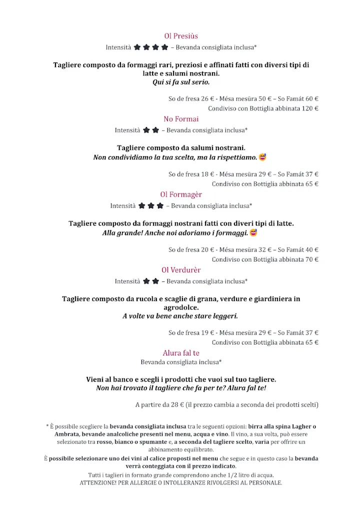 Menu_Paganì Antichi Sapori - San Pellegrino Terme_San Pellegrino Terme_image_3