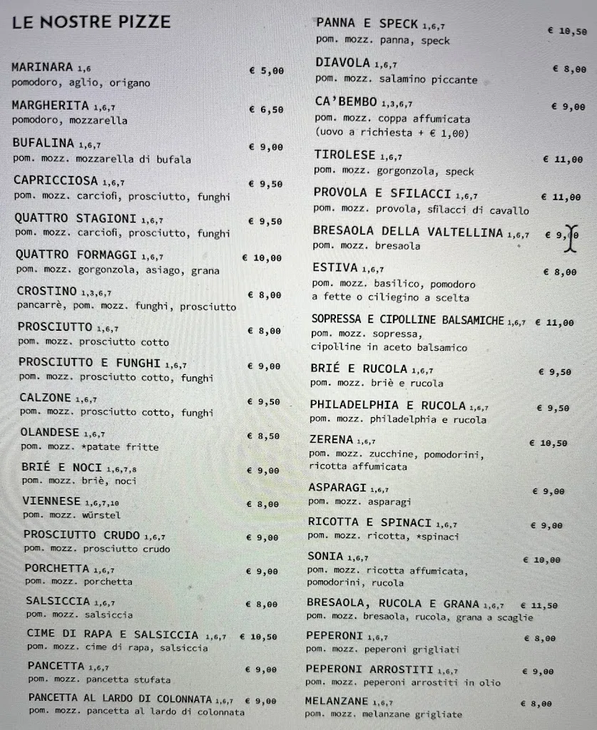 Menu_Pizzeria Ca' Bembo_San Zenone_image_2