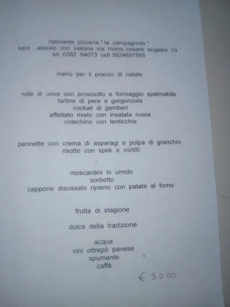 Menu_Ristorante Pizzeria La Campagnola_Sant'Alessio Con Vialone_image_1