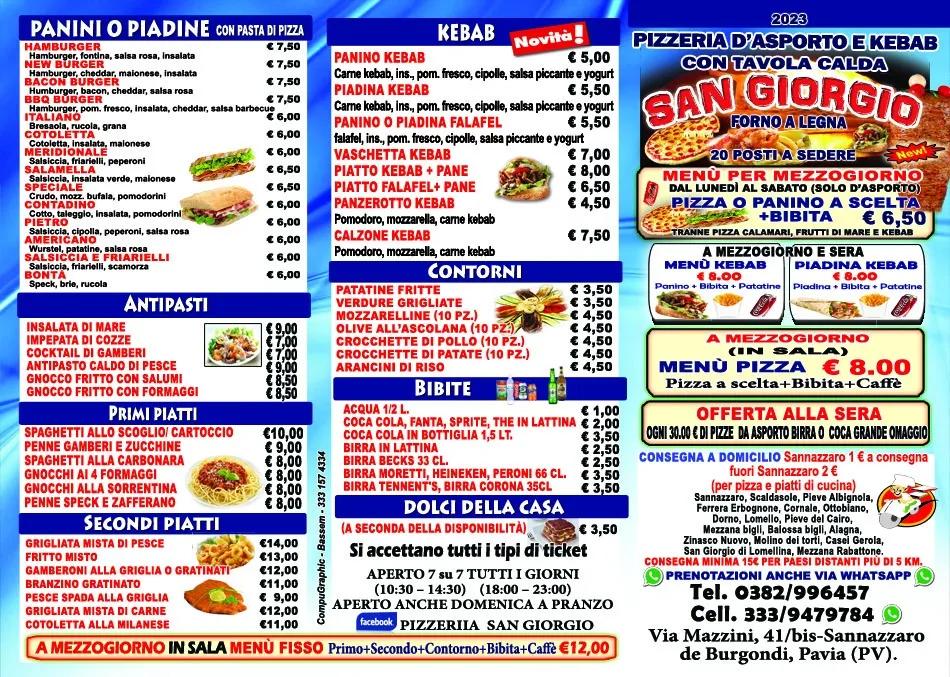 Menu_Pizzeria San Giorgio_Sannazzaro de' Burgondi_image_2