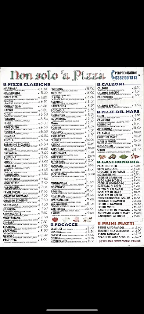 Menu_Non Solo A' Pizza_Sannazzaro de' Burgondi_image_1