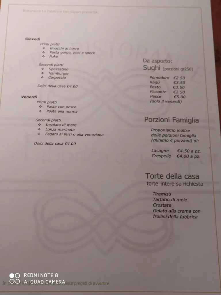 Menu_La Fabbrica Dei Sapori_Sarezzo_image_3
