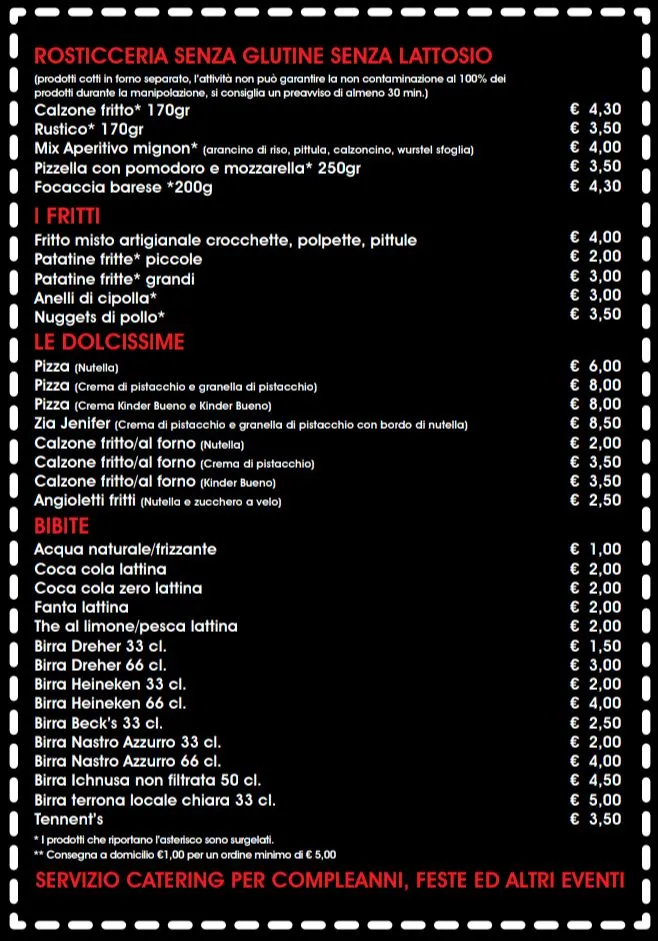Menu_Pizzeria Rosticceria Zia Lulù_Caprarica di Lecce_immagine_1