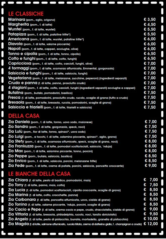 Menu_Pizzeria Rosticceria Zia Lulù_Caprarica di Lecce_immagine_2