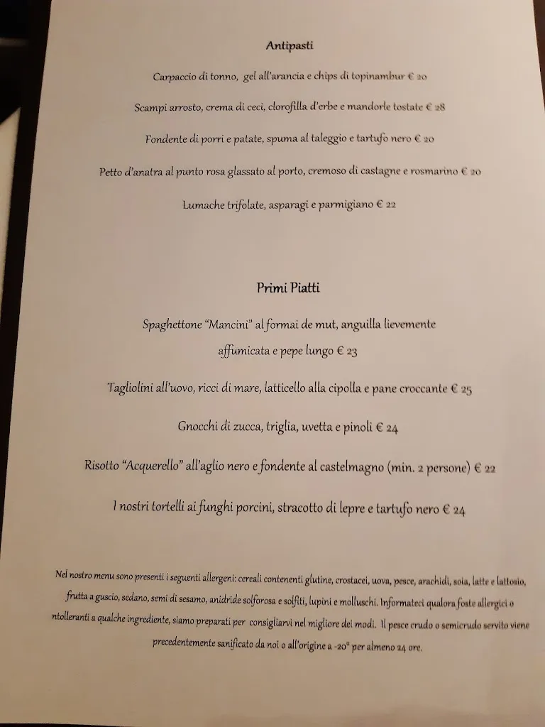 Menu_Ristorante Sorriso | Cucina gourmet_Selvino_image_1