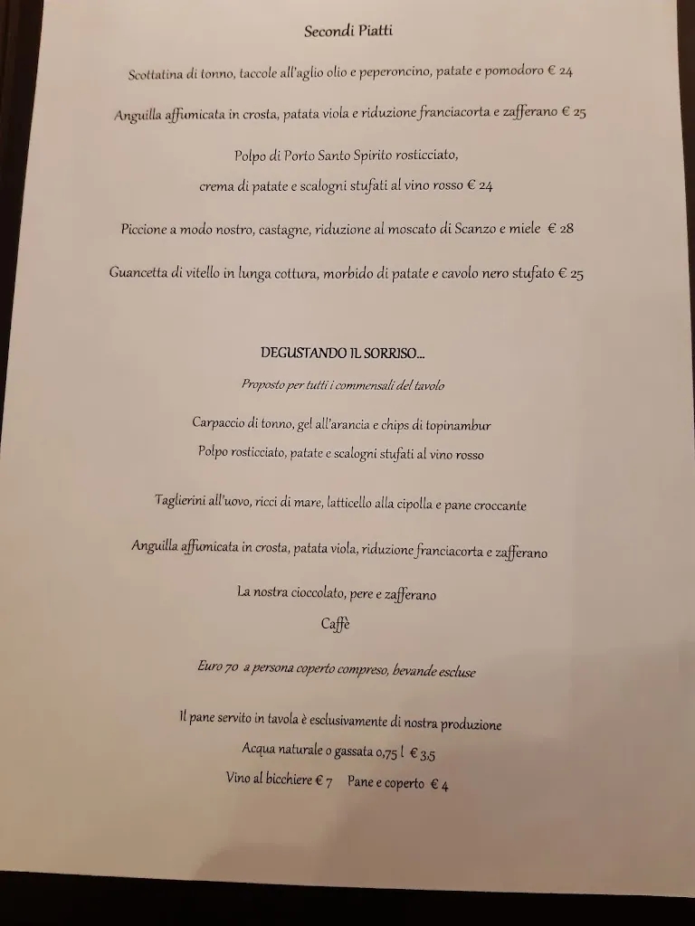 Menu_Ristorante Sorriso | Cucina gourmet_Selvino_image_2