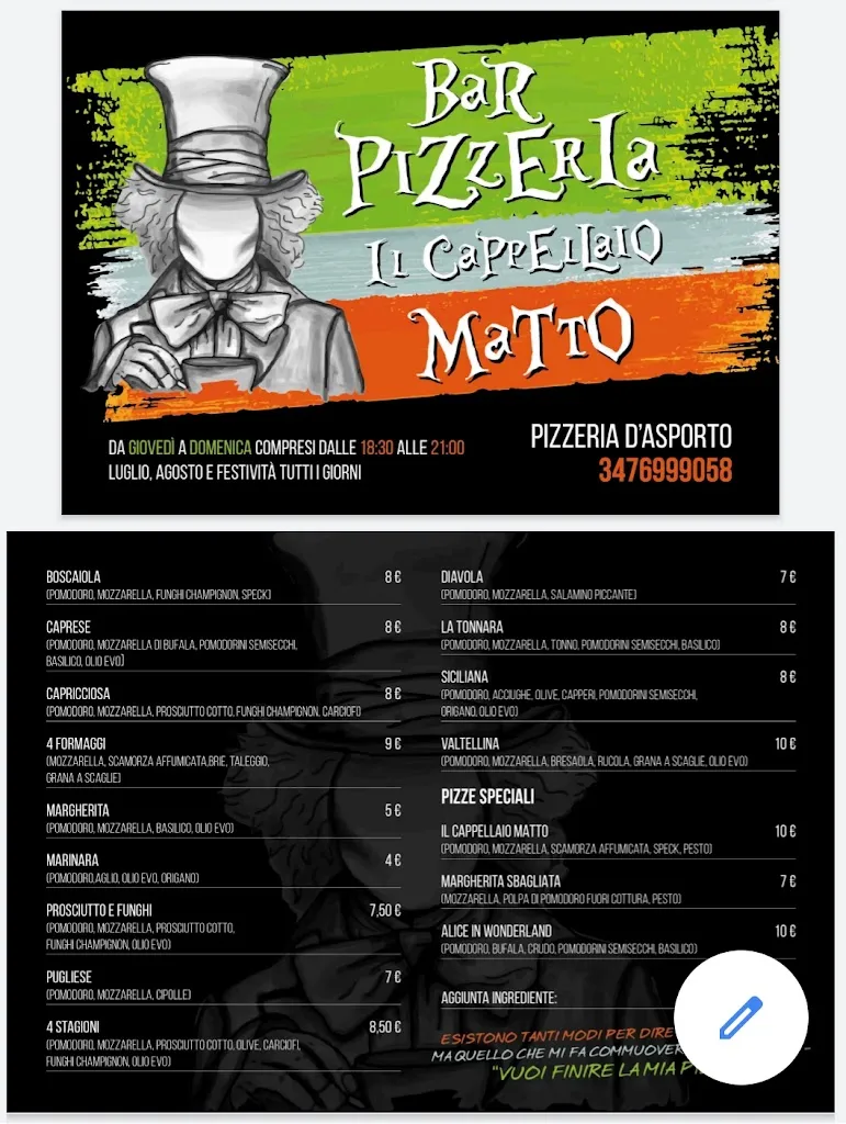 Menu_Bar pizzeria Il Cappellaio Matto_Selvino_immagine_3