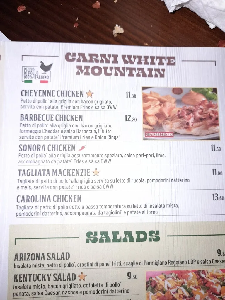 Menu_Old Wild West - Segrate_Segrate_image_4