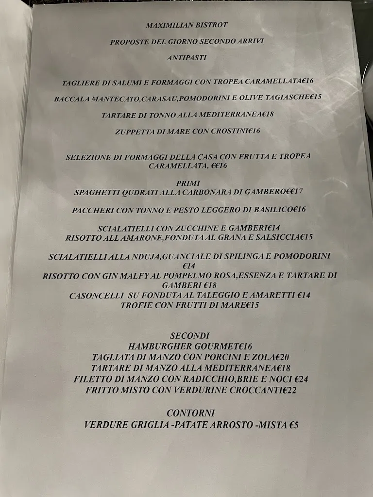 Menu_Maximilian Bistrot_Segrate_image_2