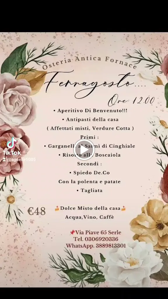 Menu_Osteria Antica Fornace - Grigliate Serle_Serle_image_2