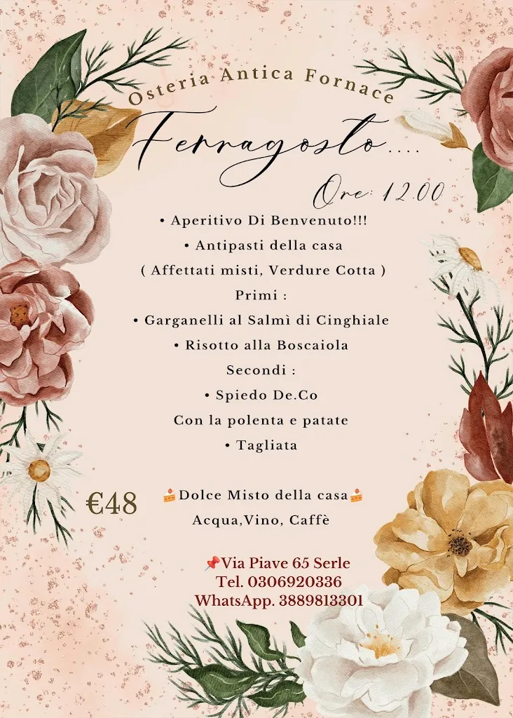 Menu_Osteria Antica Fornace - Grigliate Serle_Serle_image_3