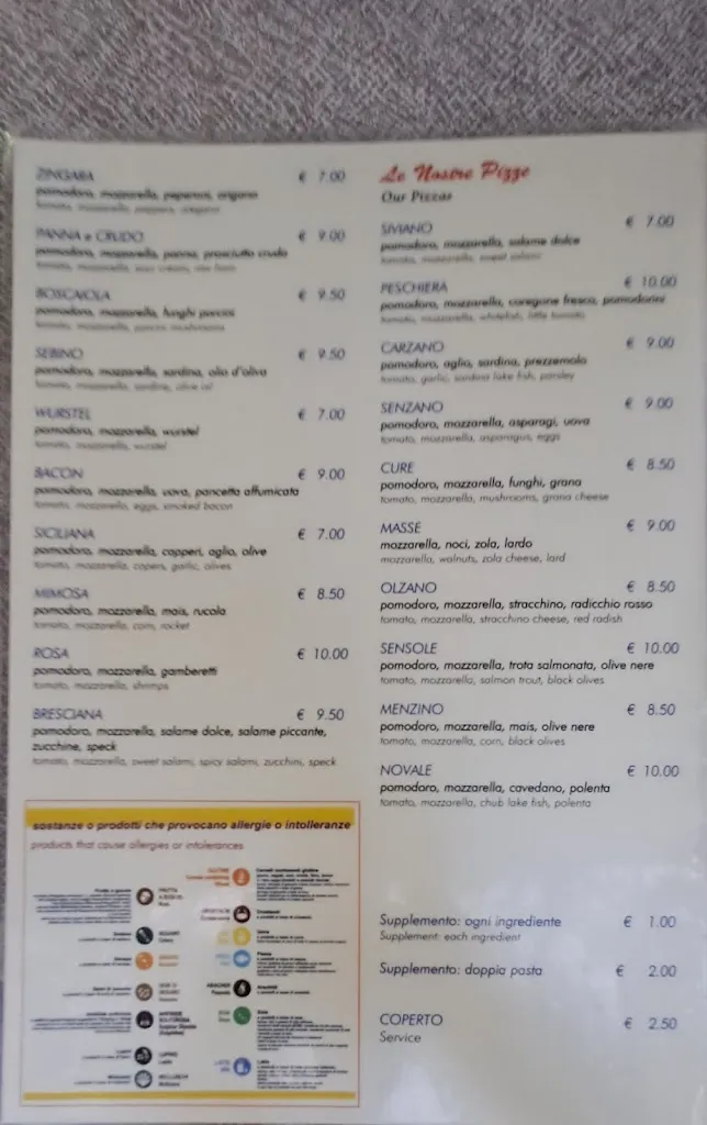 Menu_Ristorante Pizzeria La Torre_Siviano_image_1