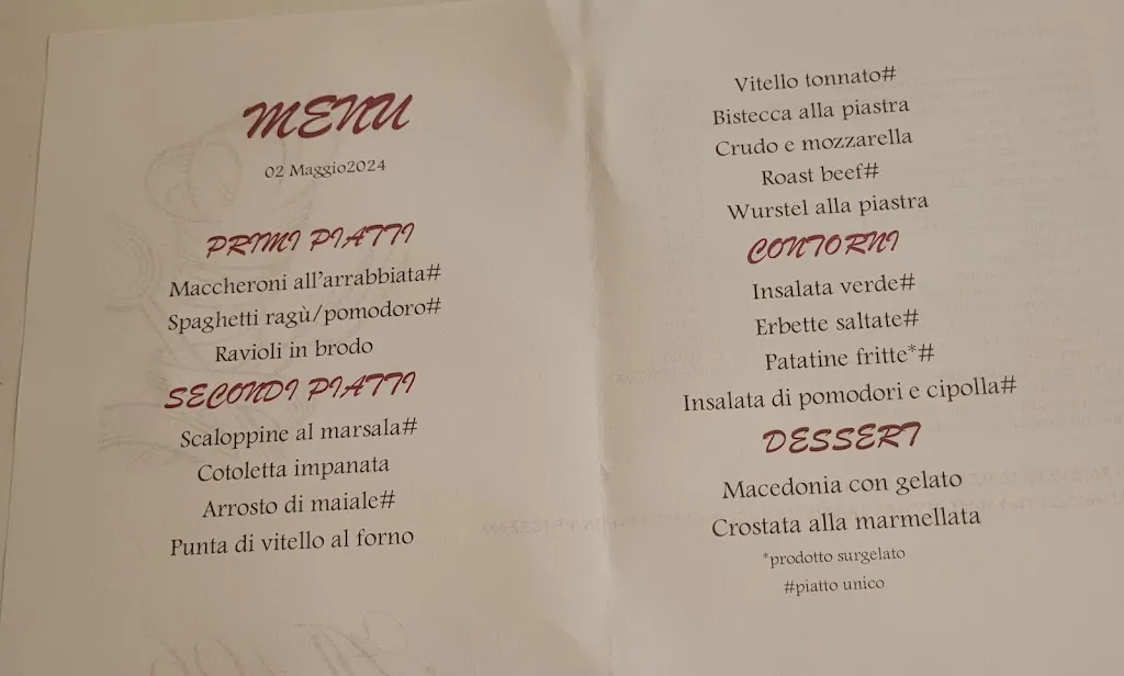 Menu_Trattoria Al 106_Settimo Milanese_image_1