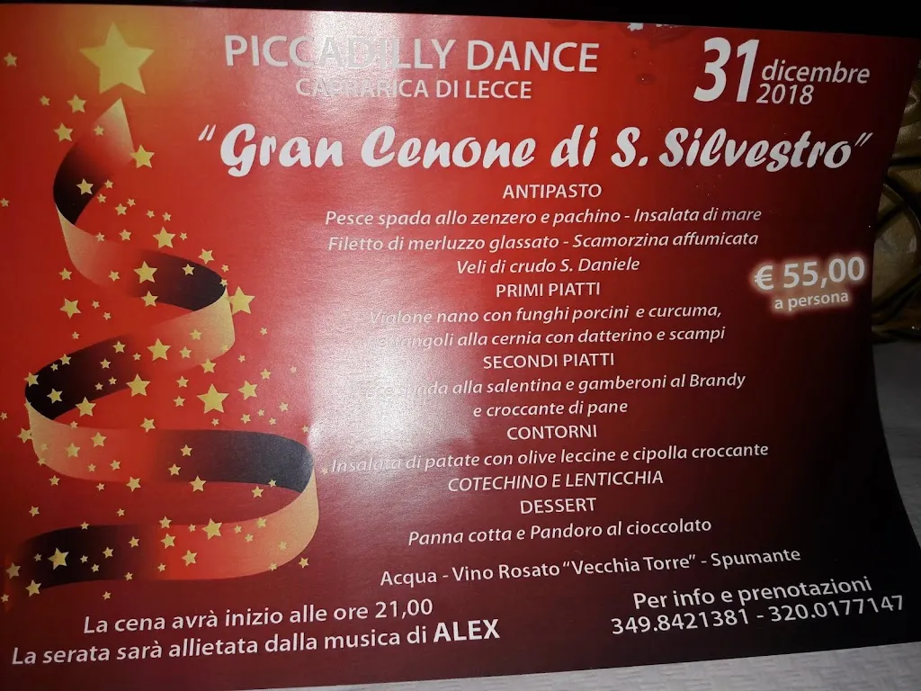 Menu_Piccadilly Dance_Caprarica di Lecce_image_2