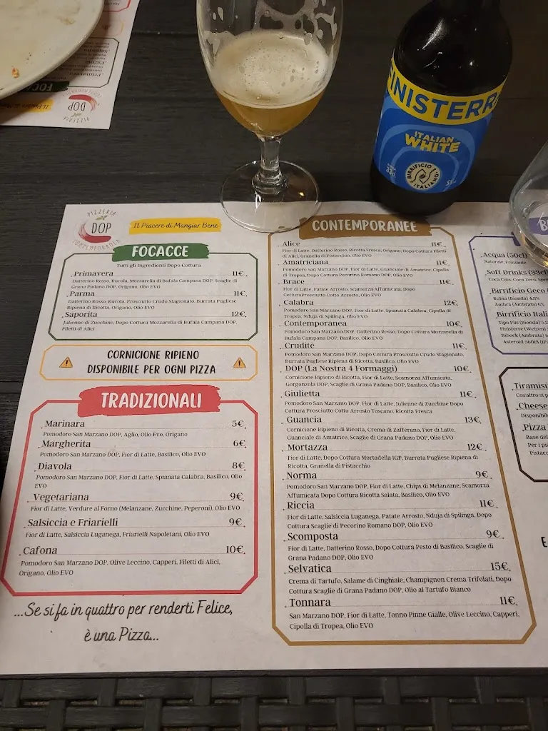 Menu_DOP - Pizzeria Contemporanea_Settimo Milanese_image_3