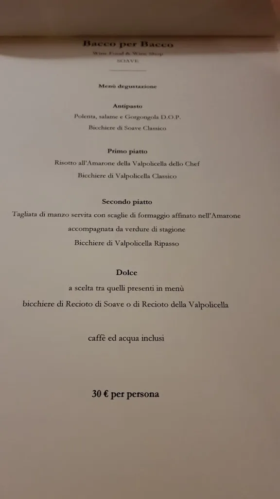 Menu_Il Macello del Bacco Wine Food_Soave_image_2