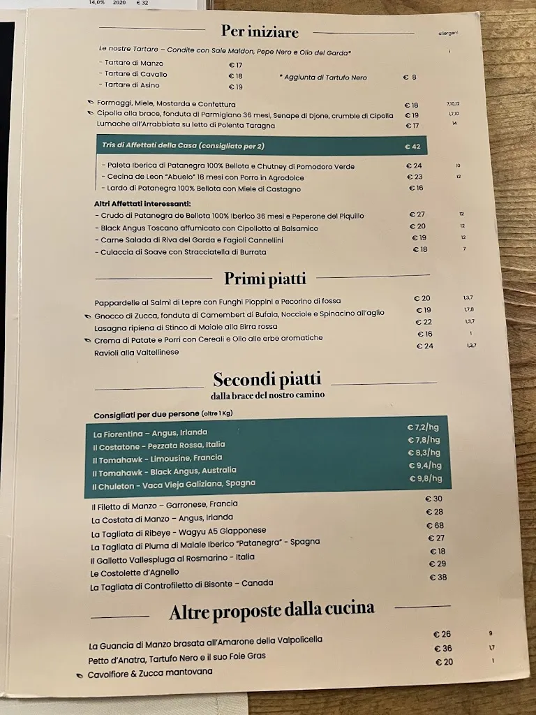 Menü_La Vecchia Griglia_Sirmione_Bild_2