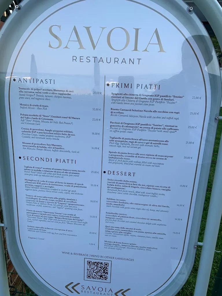 Menü_Ristorante Savoia_Sirmione_Bild_1