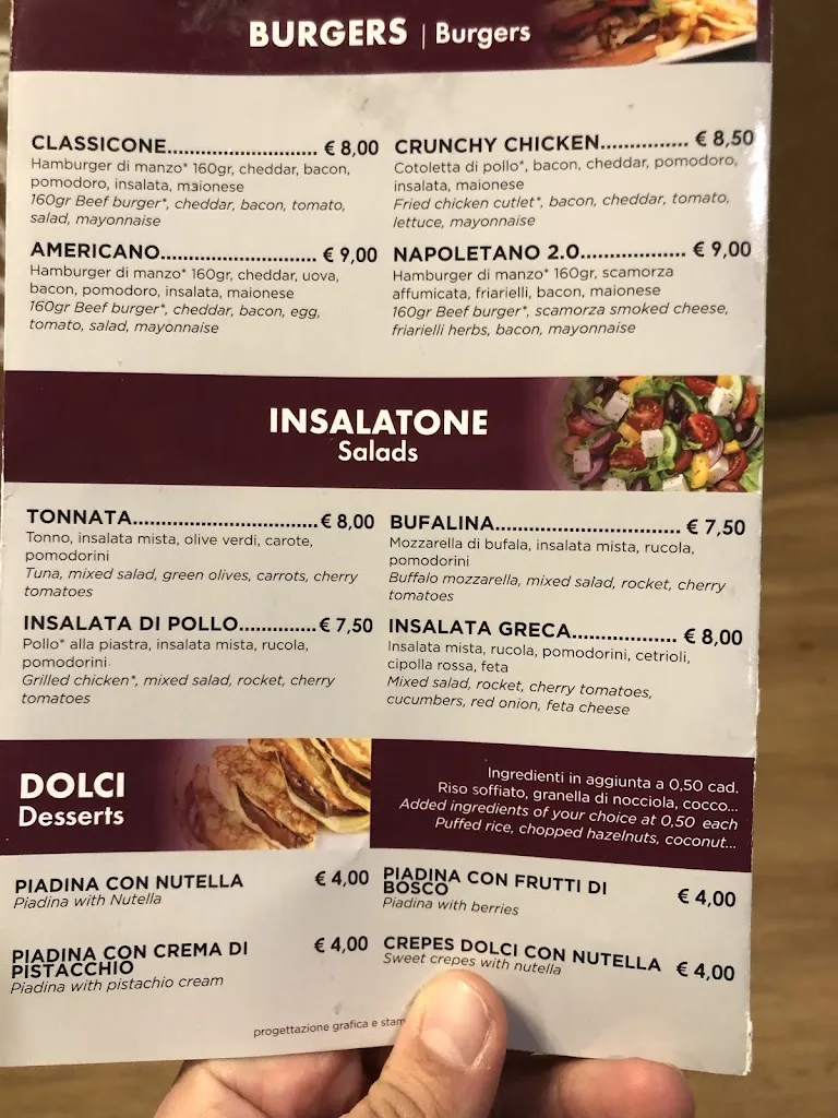 Menü_Piadineria di Colombare Sirmione_Sirmione_Bild_2