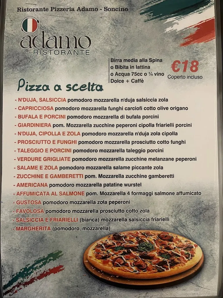 Menu_Ristorante Pizzeria ADAMO_Soncino_immagine_1