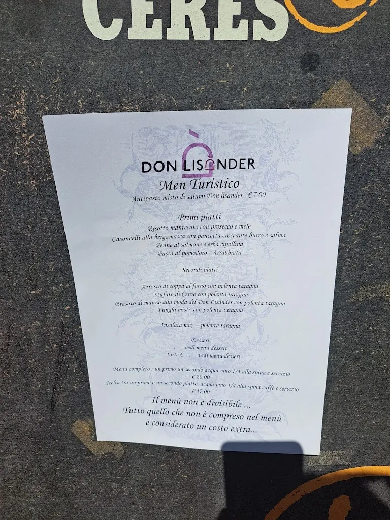 Menu_Hostaria Don Lisander_Sotto il Monte Giovanni XXIII_image_1